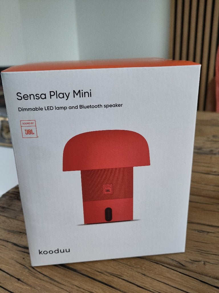 Sensa Play Mini rode Bluetooth speaker met lamp JBL, JBL, Bluetooth, Overige typen, Nieuw