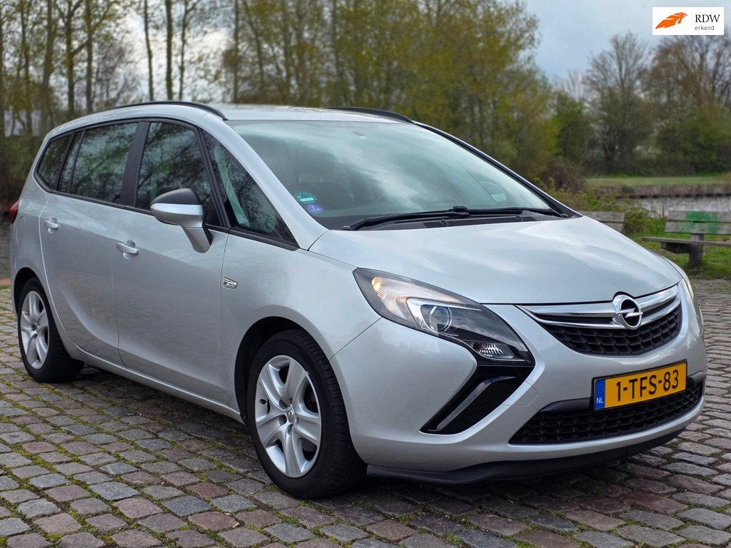 Opel Zafira Tourer 1.4 Berlin 7personen cruis control cv op, Euro 5, Gebruikt, 7 stoelen, Bedrijf