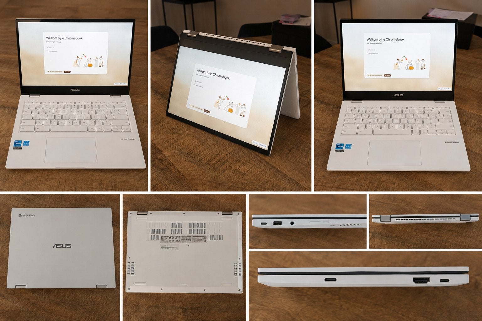 ASUS Chromebook CB5500FE, Computers en Software, Chromebooks, 15 inch, Qwerty, 8 GB, Touchscreen