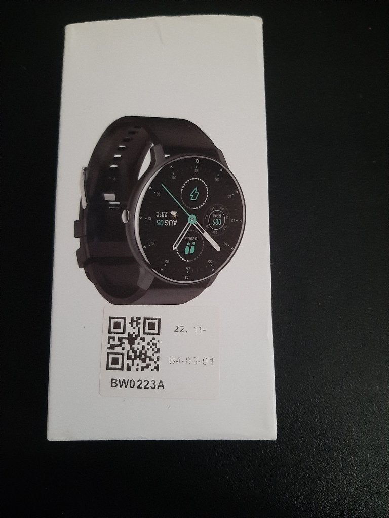 BW0223 Smartwatch, Zwart, Stappen, Ophalen of Verzenden, Zo goed als nieuw