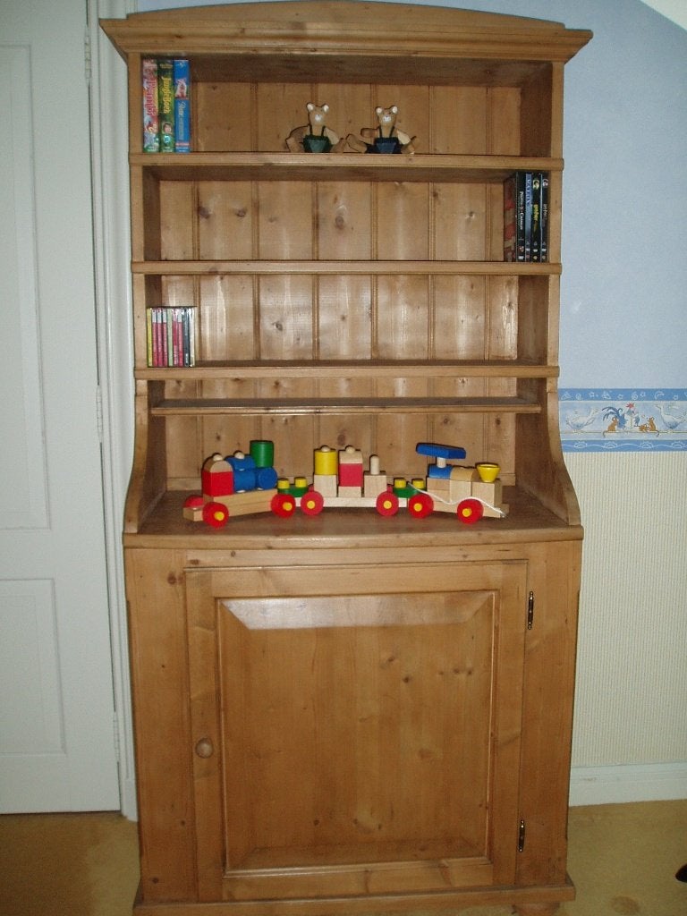 Grenen kast v oud grenen hout  TEAB, Ophalen, Gebruikt