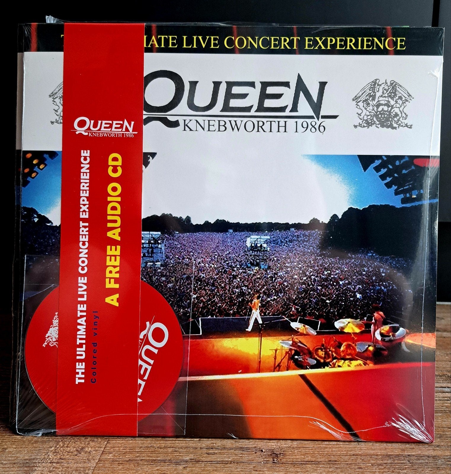 Queen | Knebworth 1986 – Live Concert Experience LP + CD, LP, Verzenden, Colored vinyl, 12 inch