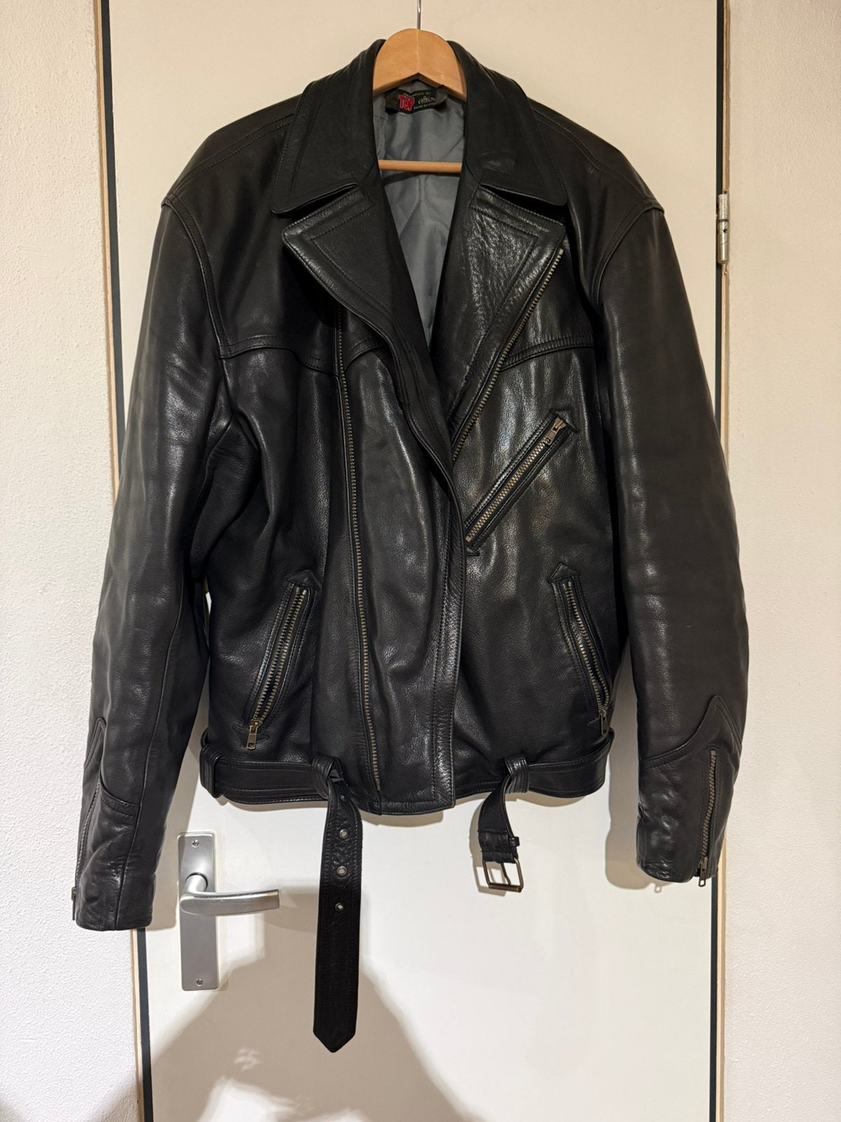 Leren motorjas, Motoren, Ophalen of Verzenden, Tweedehands, Jas | leer
