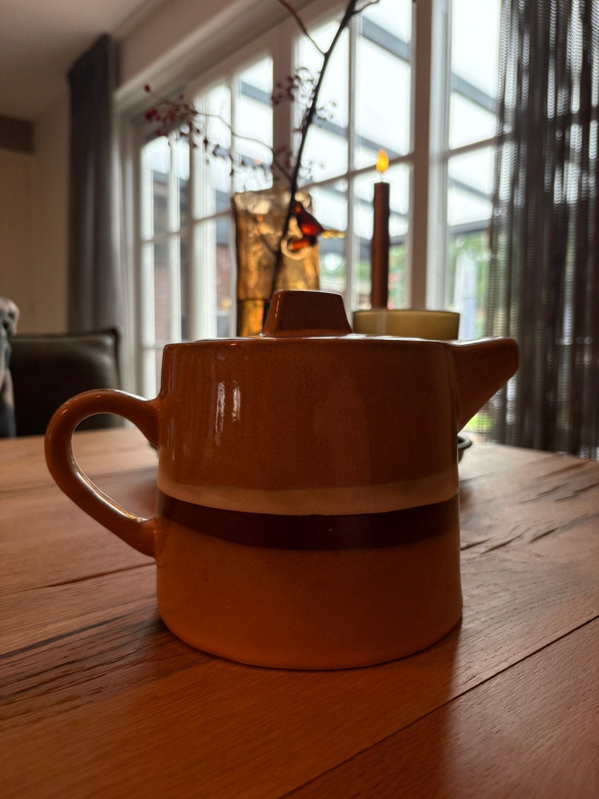 HK living Servies theepot, Overige merken, Keramiek, Ophalen of Verzenden, Zo goed als nieuw
