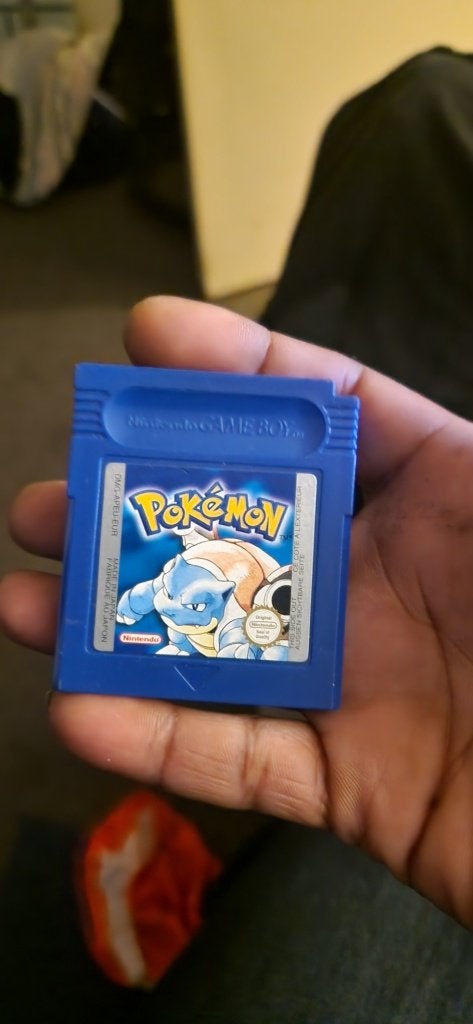 Pokémon Blue Version-Kale Cassette Duits (Game Boy) Gebruikt, Ophalen of Verzenden, Zo goed als nieuw, Role Playing Game (Rpg)