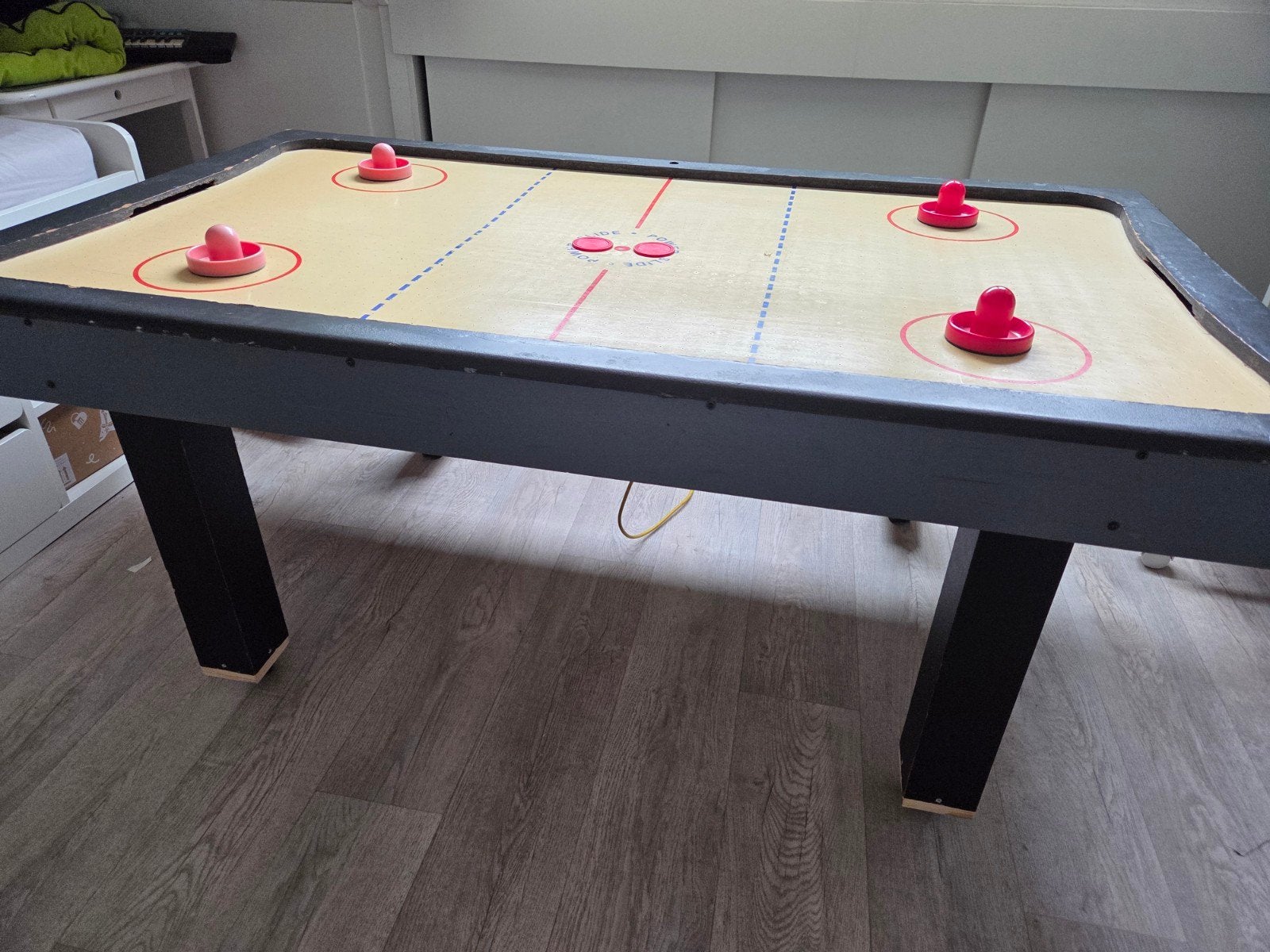 Air hockey tafel, Een of twee spelers, Ophalen, Gebruikt
