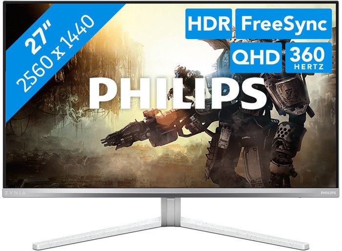 Philips 27M2N8500 27-inch Quad HD Oled 360HZ 0.03ms, Zo goed als nieuw, HDMI, Quad HD (2K), LED