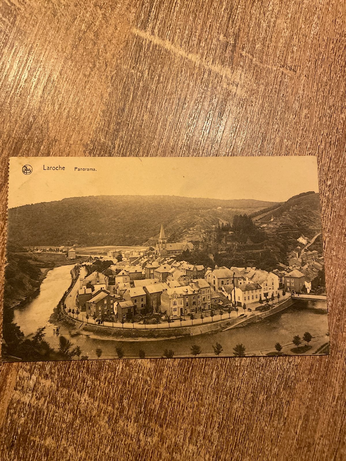 Oude Postkaart Laroche Panorama, Verzamelen, Ophalen of Verzenden, Ongelopen, Luxemburg