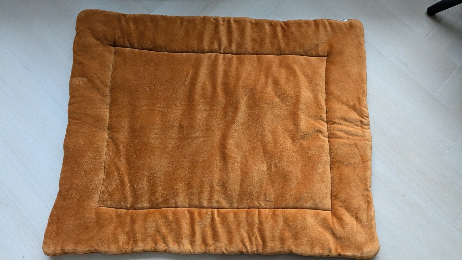 Meyco Boxkleed Oranje/Bruin - Tweezijdig - 97x77 cm, Ophalen, Gebruikt