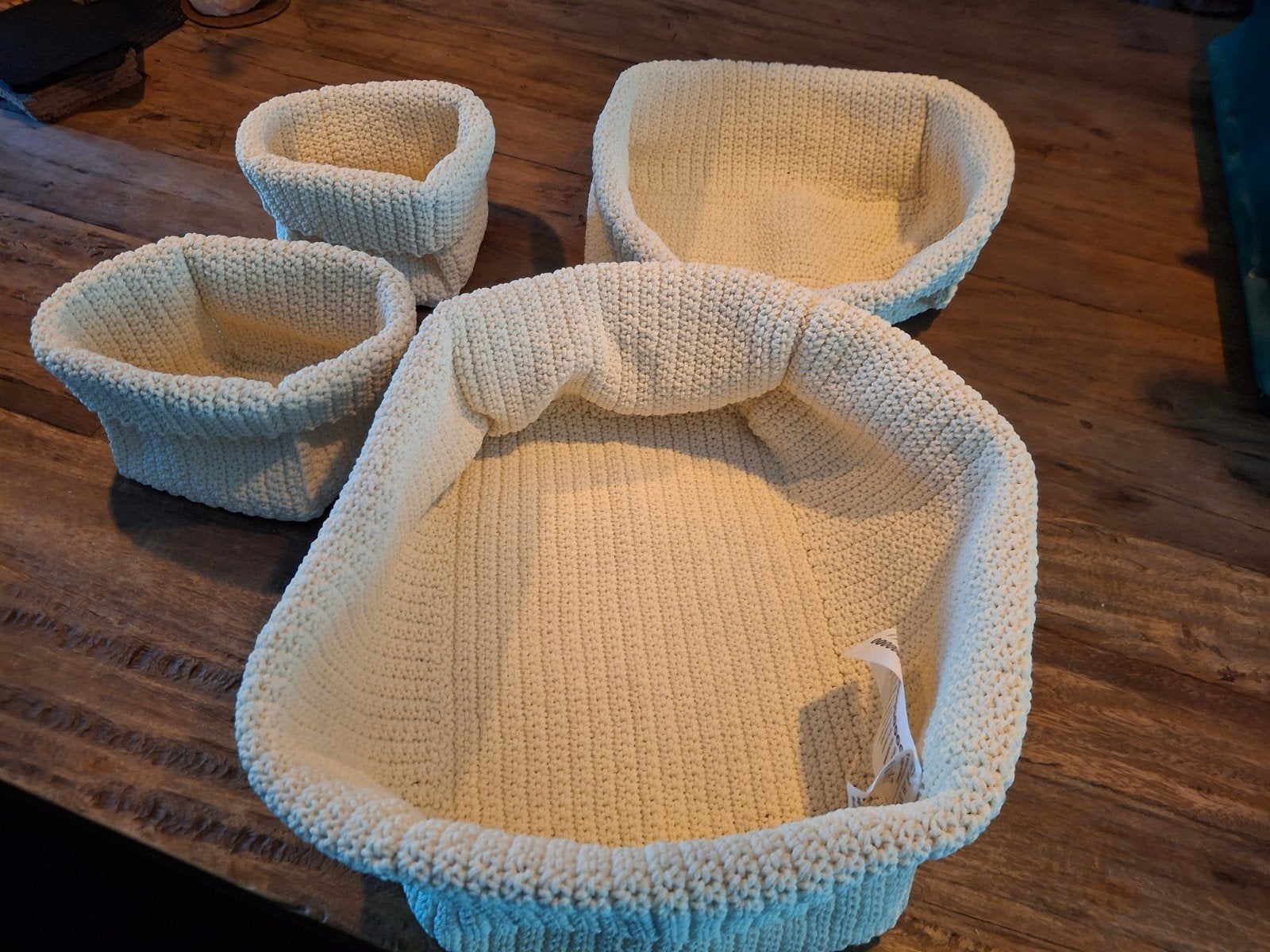 Ikea KROKUS manden set - 4 stuks, Mand, Textiel, Ophalen of Verzenden, Zo goed als nieuw