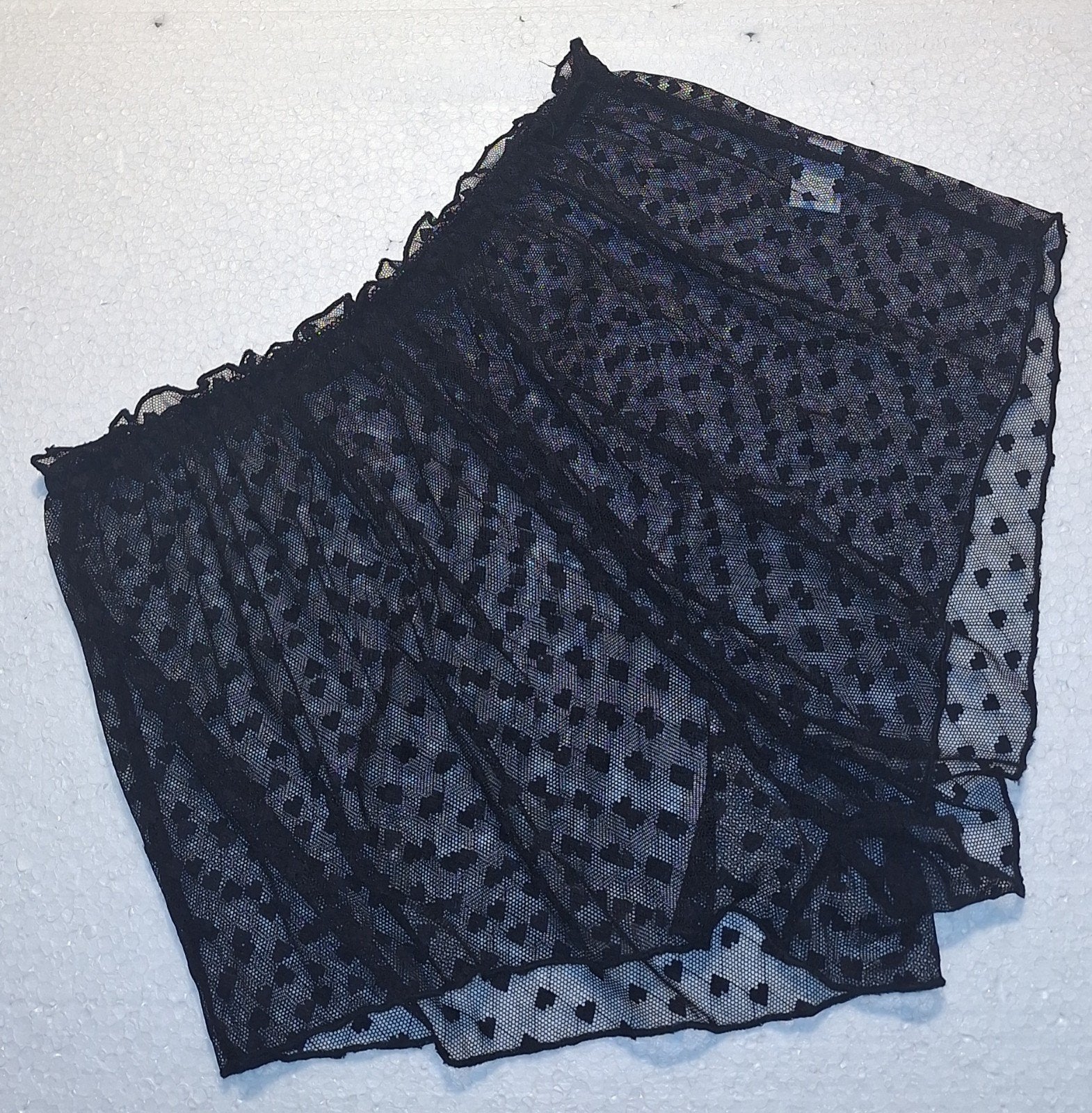 Sexy zwart nieuw transparant broekje S (36), Verzenden, Zwart, Broekje of Short