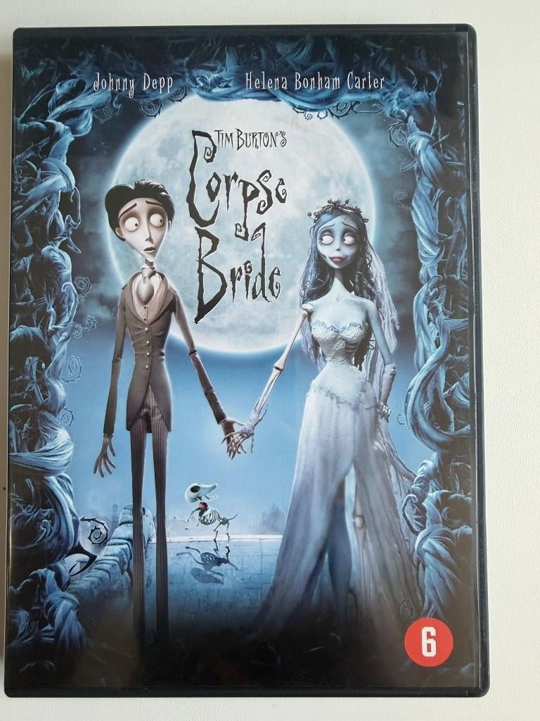 Corpse Bride DVD/ ACTIE 5=4, Cd's en Dvd's, Dvd's | Tekenfilms en Animatie, Zo goed als nieuw, Amerikaans, Vanaf 16 jaar, Ophalen of Verzenden