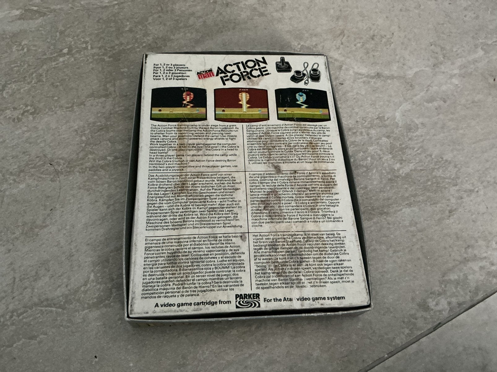 Atari 2600 Action Force in doos, Spelcomputers en Games, Avontuur en Actie, Gebruikt, 1 speler, Ophalen of Verzenden