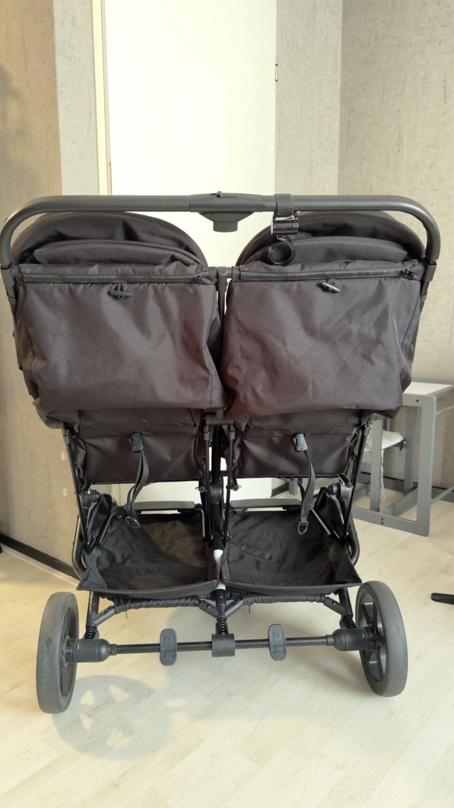 Deryan Duo kinderwagen. XP twin XL, Kinderen en Baby's, Ophalen, Zo goed als nieuw, Kinderwagen of Buggy