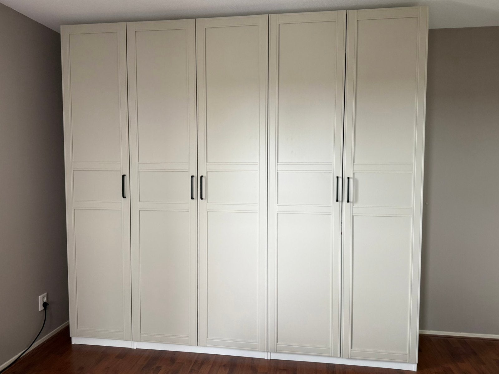 IKEA PAX FILSBERGET kledingkasten (beige): zie beide foto’s!, 200 cm of meer, Zo goed als nieuw, 50 tot 75 cm, Ophalen