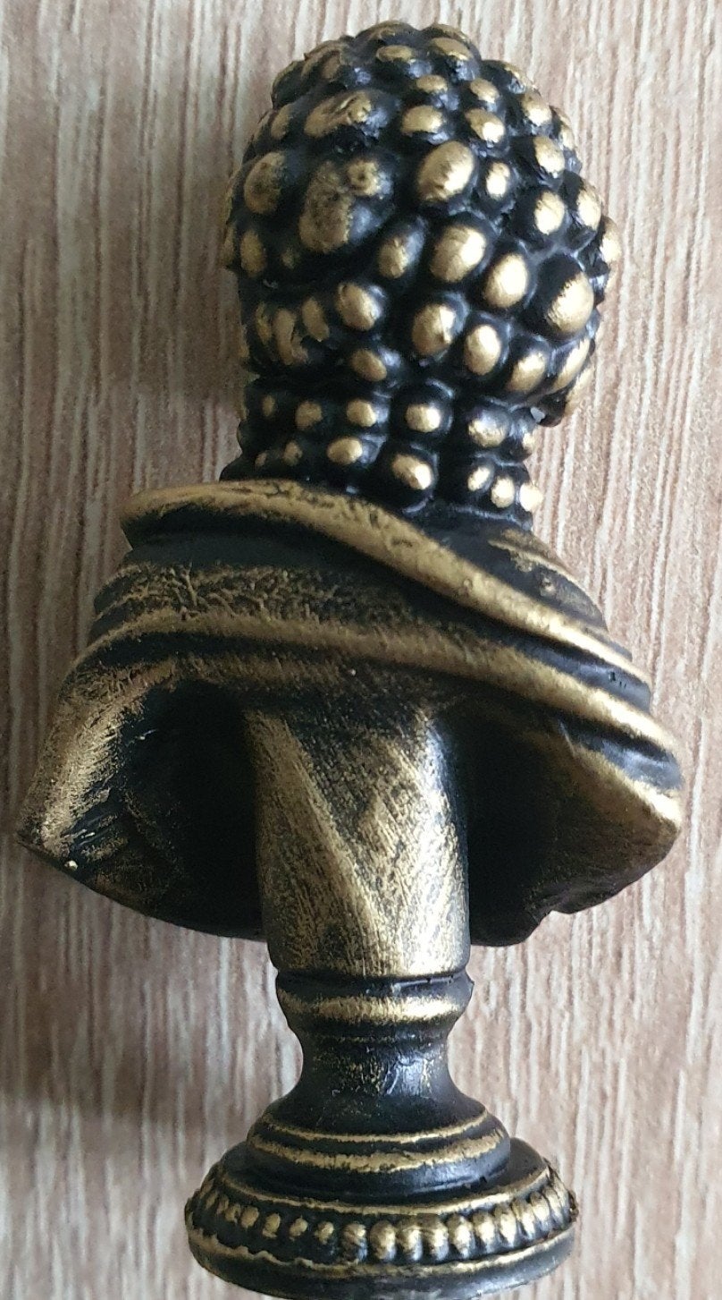 Miniatuur Buste Zwart met Gouden Accent, Decoratie, Mandysmaison, Mandysmaison@gmail.com, Nieuw