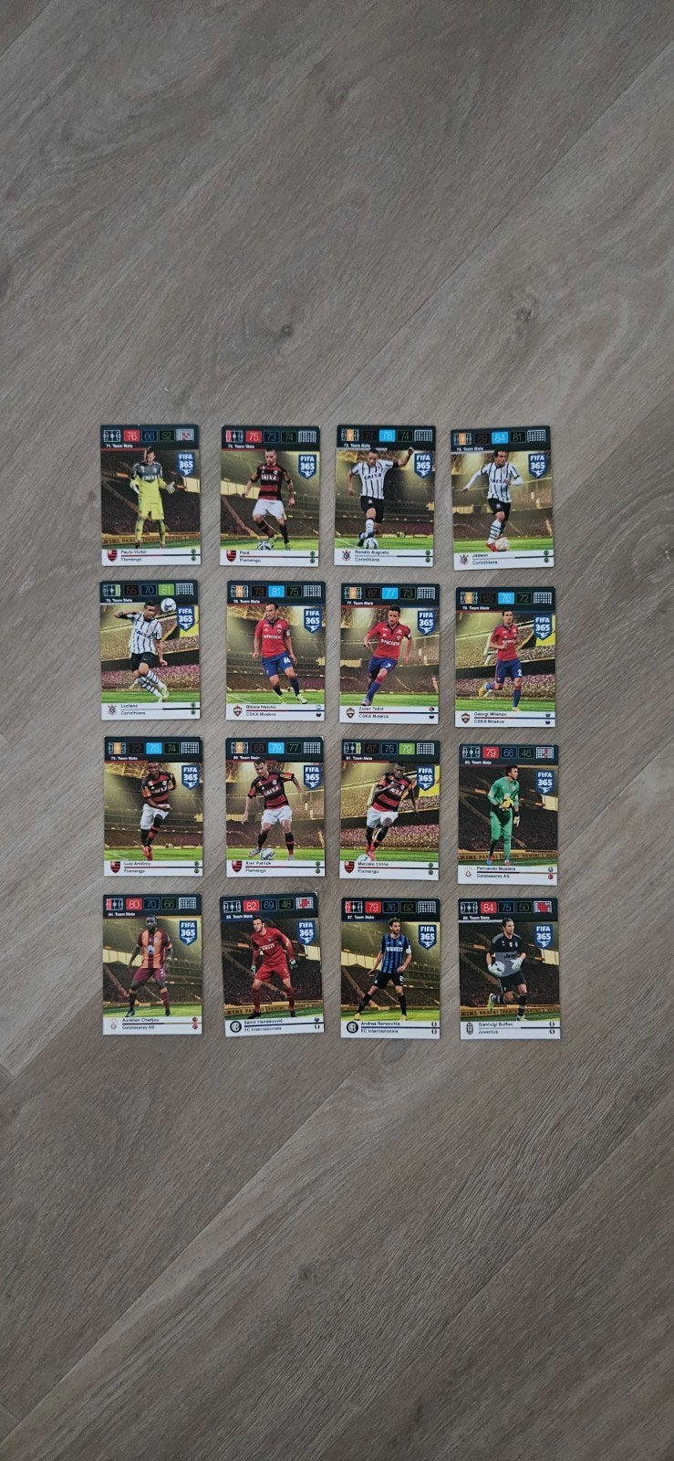 Panini FIFA 365 Adrenalyn XL 2015, Ophalen of Verzenden, Zo goed als nieuw, Meerdere plaatjes