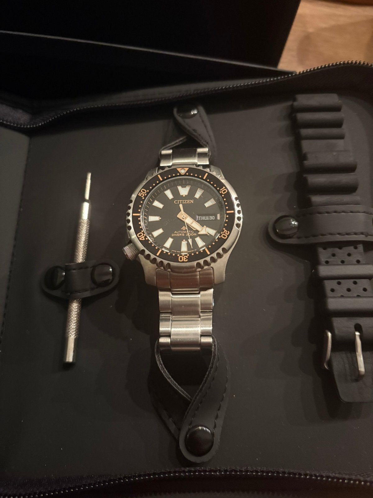 Citizen promaster, Staal, Staal, Ophalen of Verzenden, Zo goed als nieuw