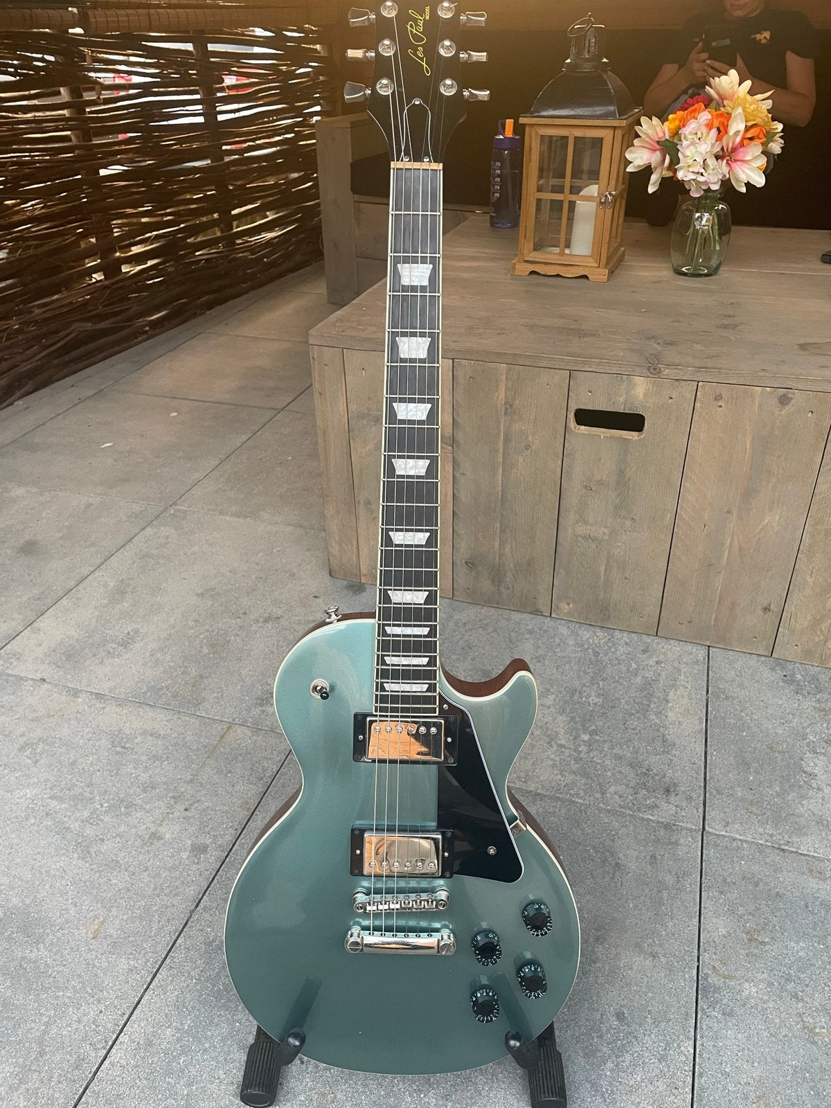 Epiphone Les Paul Modern, Faded Pelham Blue, Ophalen, Zo goed als nieuw, Solid body, Epiphone