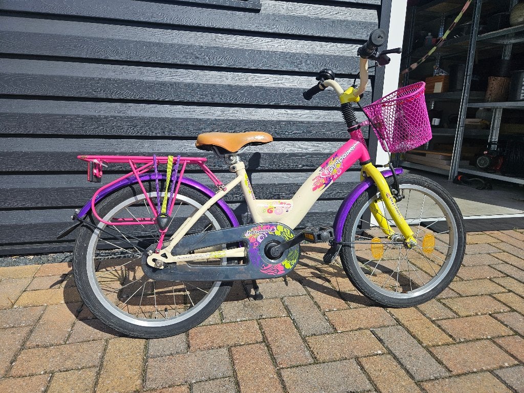 kinderfiets 18 inch, Ophalen, Terugtraprem, Alpina Girlpower, 16 tot 20 inch