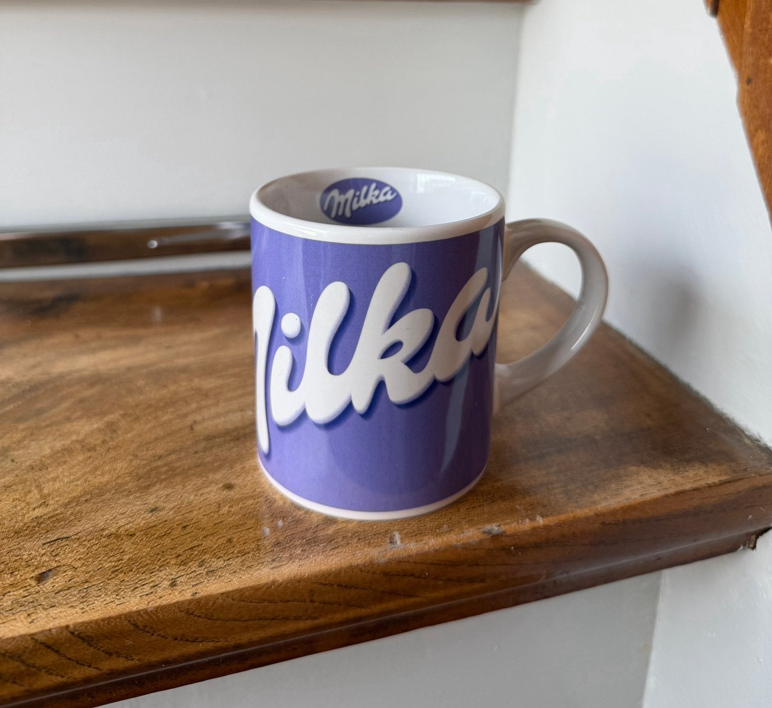 Milka mok paars, Ophalen of Verzenden, Zo goed als nieuw, Gebruiksvoorwerp