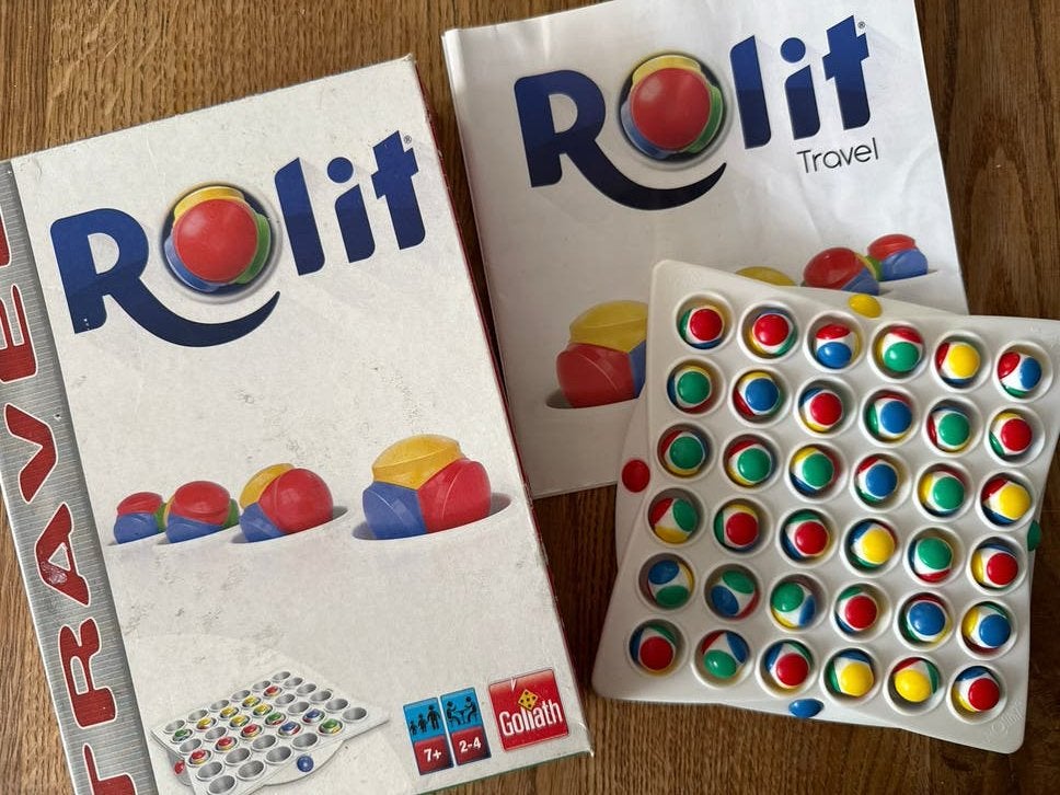 Rolit Travel - Compact en Strategisch Reisspel, Drie of vier spelers, Ophalen of Verzenden, Gebruikt, Reisspel