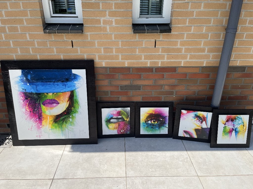 Collectie kunstwerken Patrice Murciano (zie alle foto's), Antiek en Kunst, Kunst | Schilderijen | Modern, Ophalen, Hout, Ophangklaar