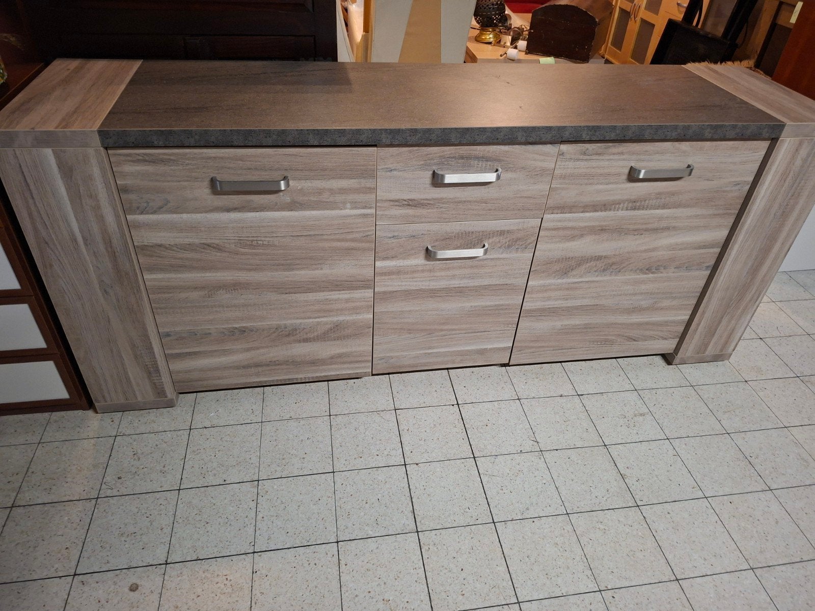 Moderne dressoir met lades en deuren, Huis en Inrichting, Ophalen, Gebruikt, Met lade(s), 150 tot 200 cm