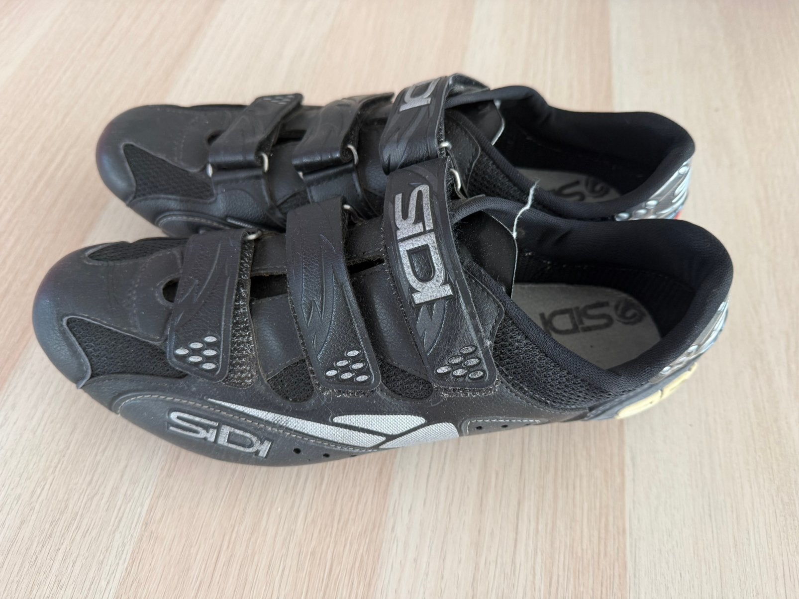 Sidi Iron fietsschoen maat 44 met klittenband, Fietsen en Brommers, Fietsen | Racefietsen, Ophalen, Gebruikt, Heren