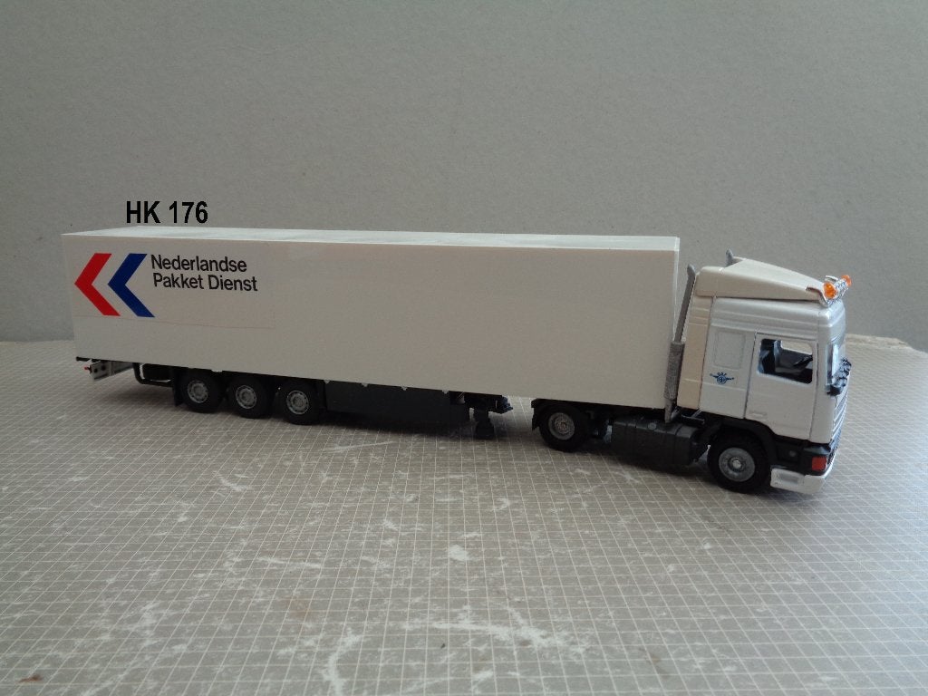 tekno daf 95 sc met npd trailer code 3, Hobby en Vrije tijd, Ophalen of Verzenden, Zo goed als nieuw, Bus of Vrachtwagen, Tekno