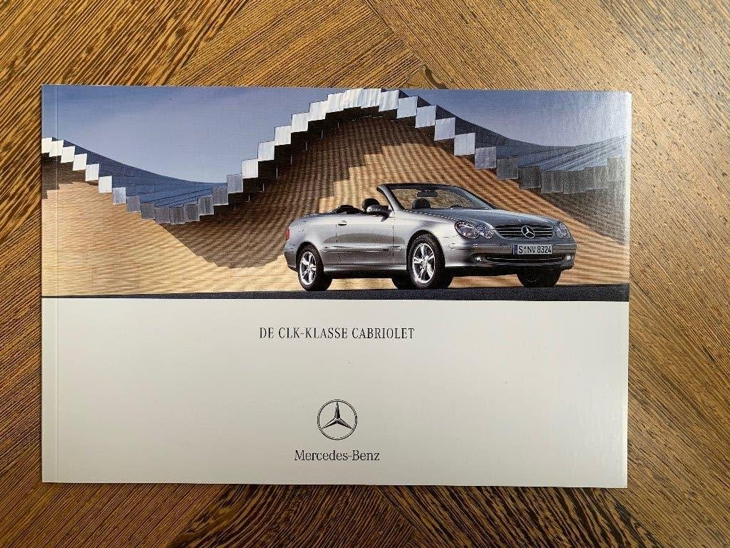 Folder, brochure Mercedes-Benz CLK cabrio 2004 A209 nieuw!, Boeken, Nieuw, Mercedes-Benz, Mercedes, Ophalen of Verzenden