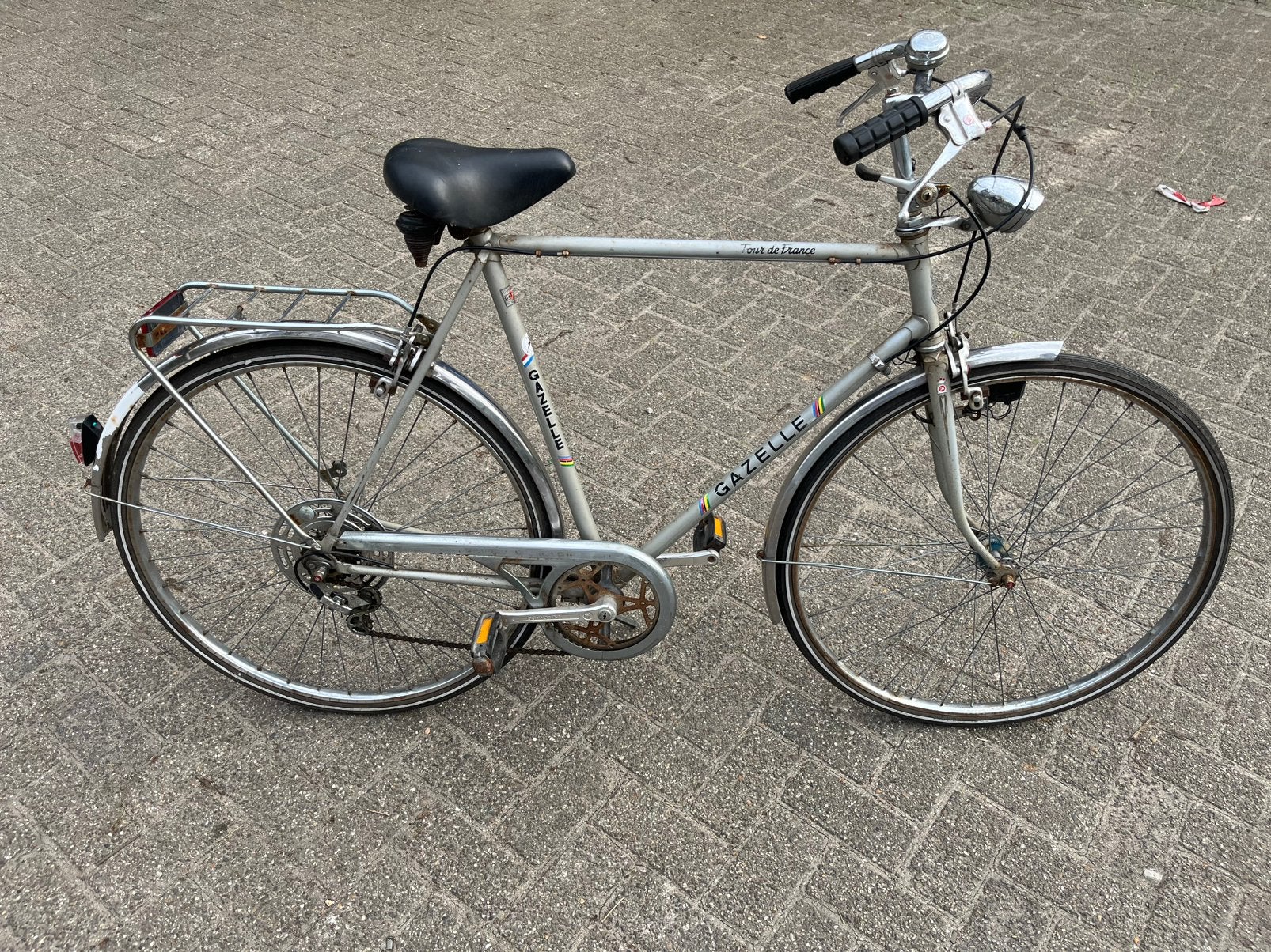 Vintage gazelle heren fiets, Fietsen en Brommers, Fietsen | Oldtimers, Ophalen