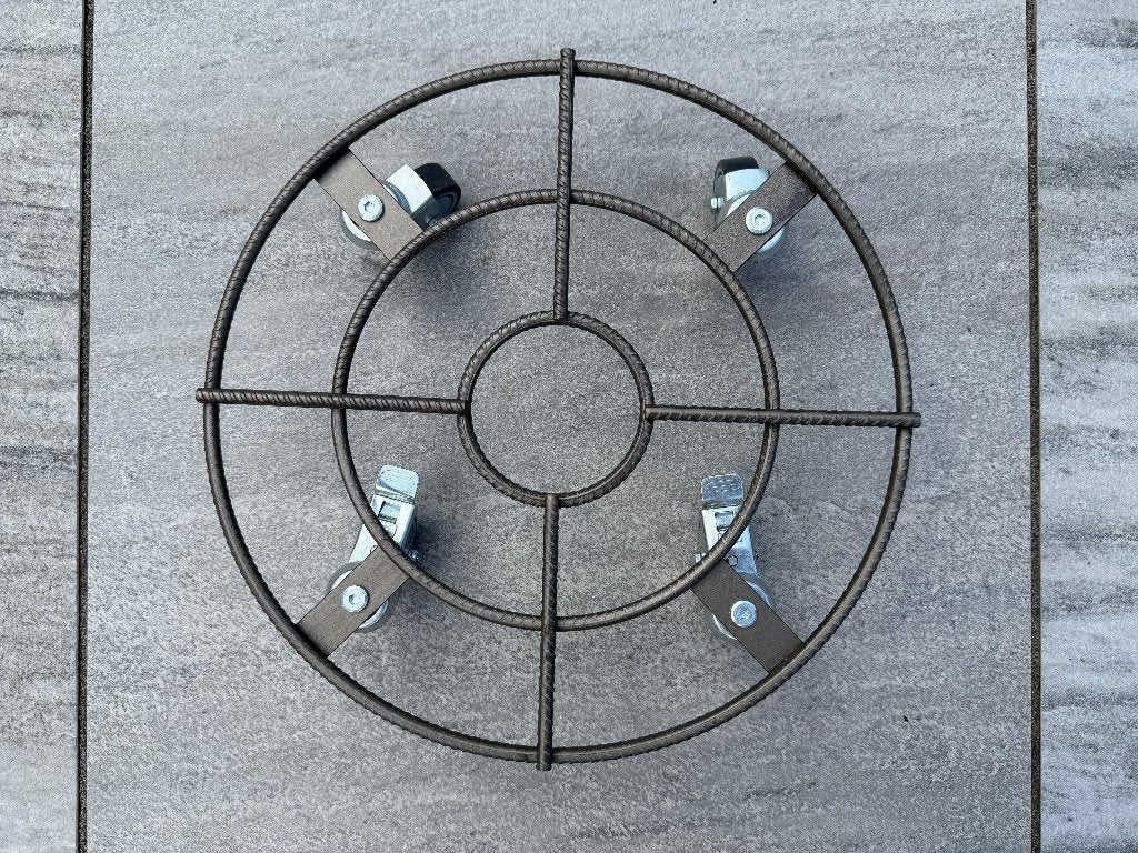 WAGNER plantentrolley staal Ø 38 cm, Tuin en Terras, Ophalen, Minder dan 30 cm, Rond, Nieuw