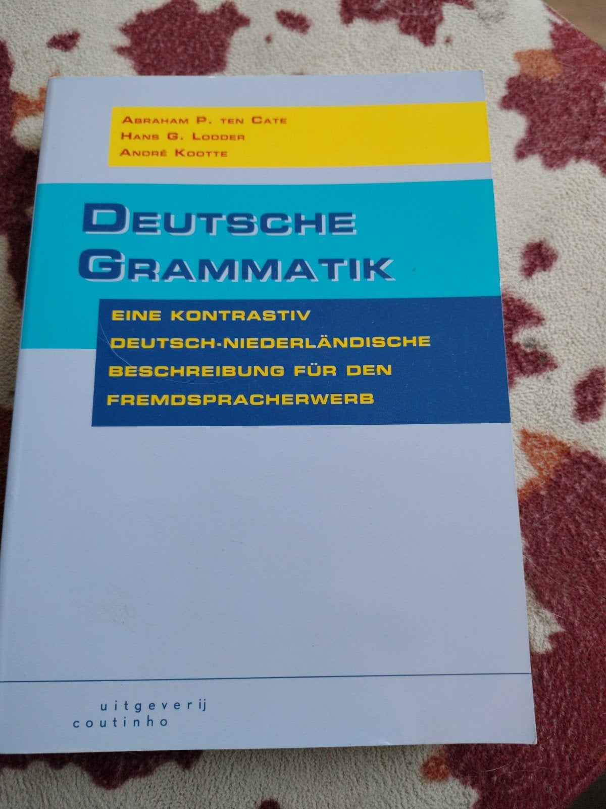 Deutsche Grammatik - Duits-Nederlandse beschrijving, Ophalen of Verzenden, Zo goed als nieuw, Abraham P. ten Cate, André Kootte, Hans G. Lodder