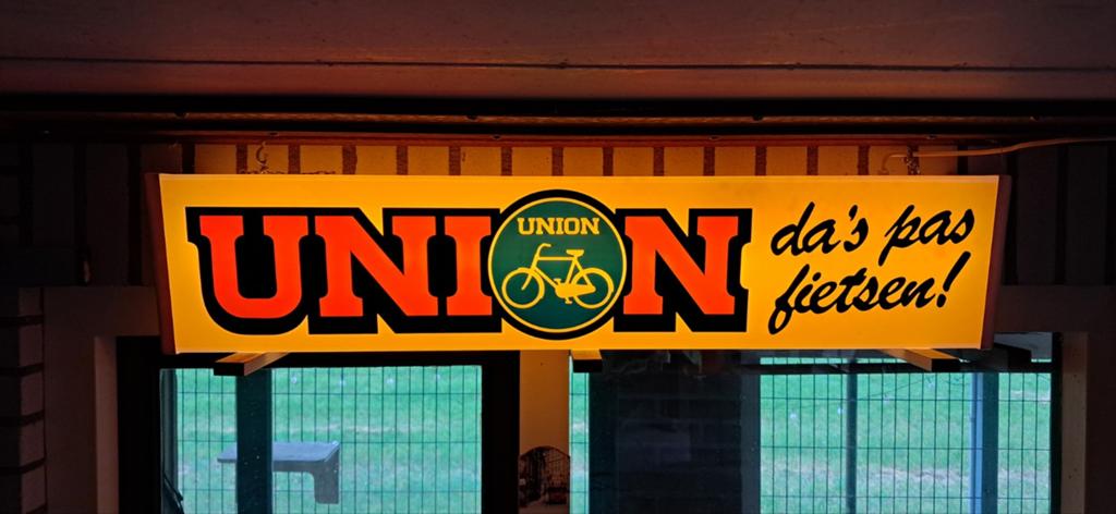 Union fietsen lichtbak, Ophalen of Verzenden, Zo goed als nieuw, Lichtbak of (neon) lamp