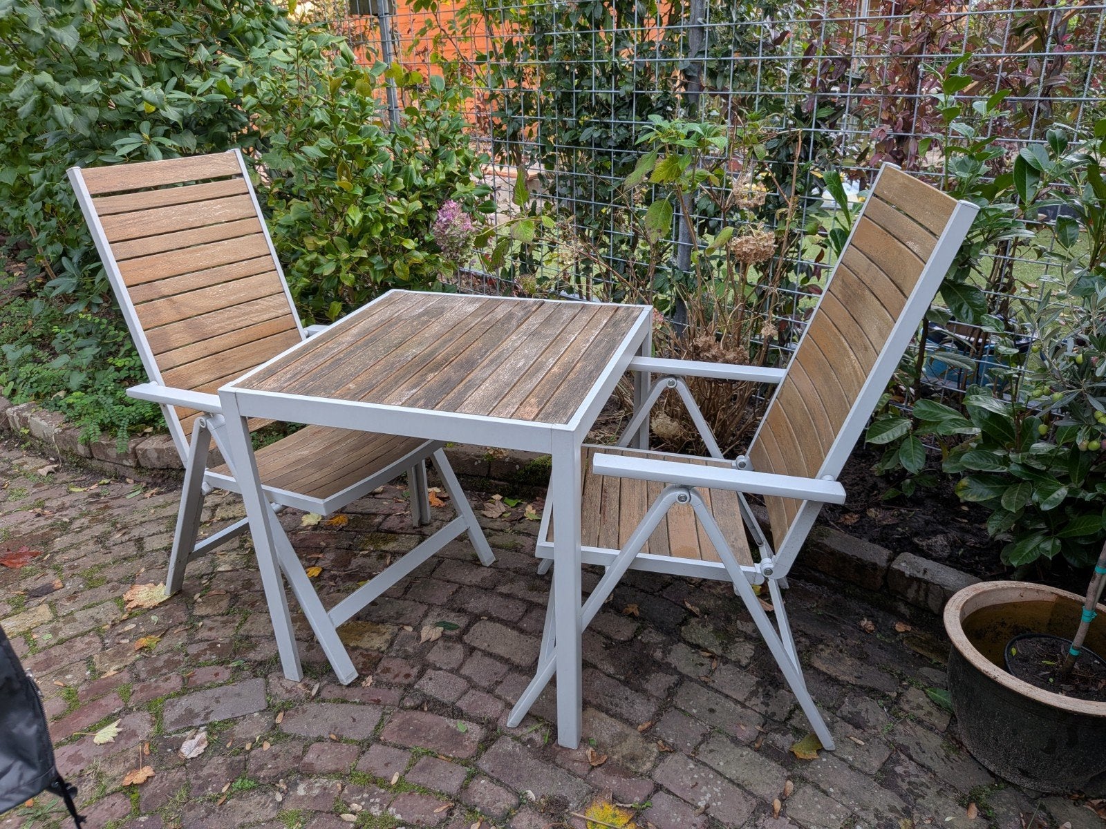 Ikea Sjalland tuinset met kussens, Tuin en Terras, Ophalen, Gebruikt, Vierkant, Hout