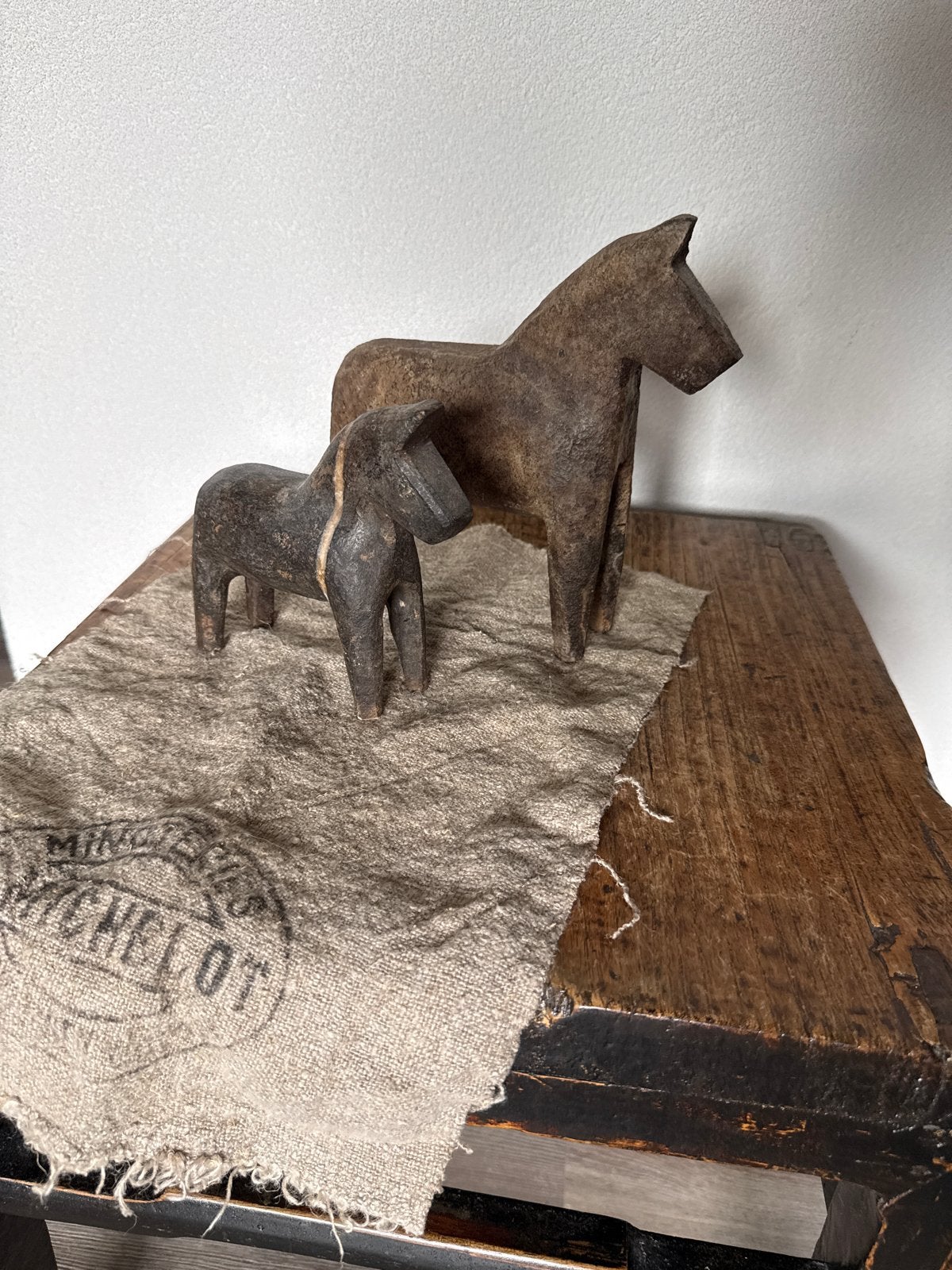 Decoratieve stenen paarden - set van 2, Ophalen
