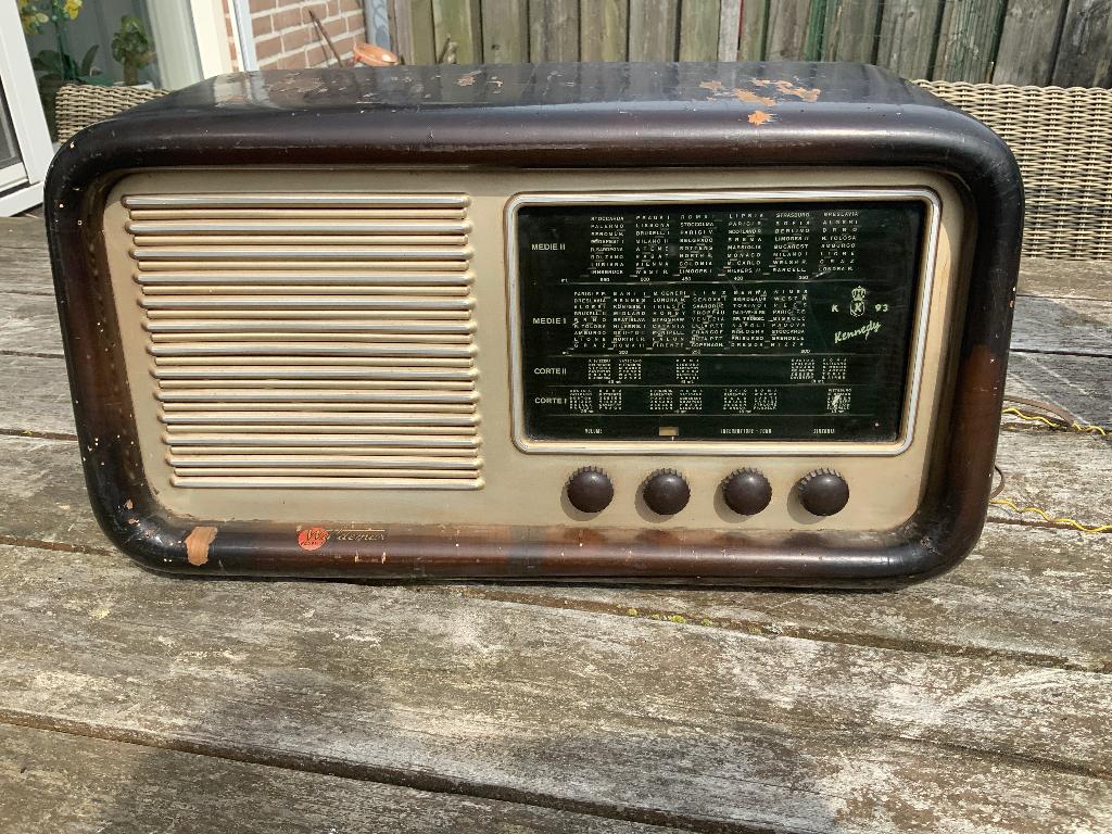 Antieke Kennedy 93 radio, collectorsitem, Antiek en Kunst, Ophalen