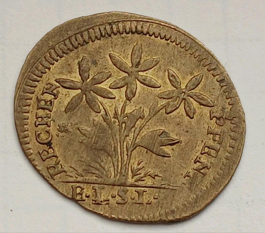 Antieke Rekenpenning 1783-1829 Leopold II Nuremberg Munt, Postzegels en Munten, Penningen en Medailles, Ophalen of Verzenden