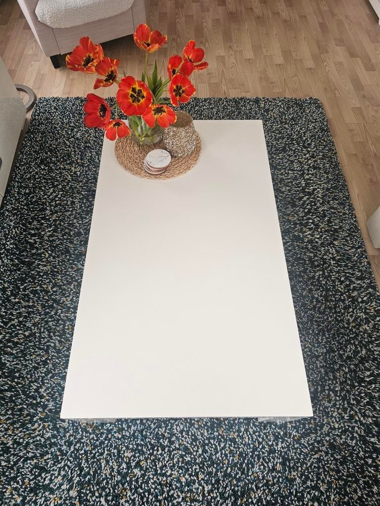 Witte salontafel, Ophalen, 50 tot 100 cm, 50 tot 100 cm