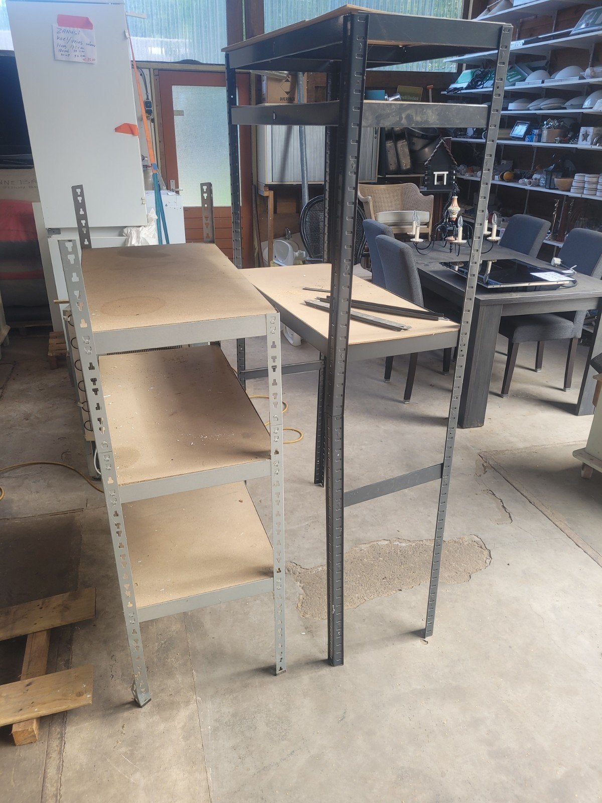2 x stelling, Ophalen