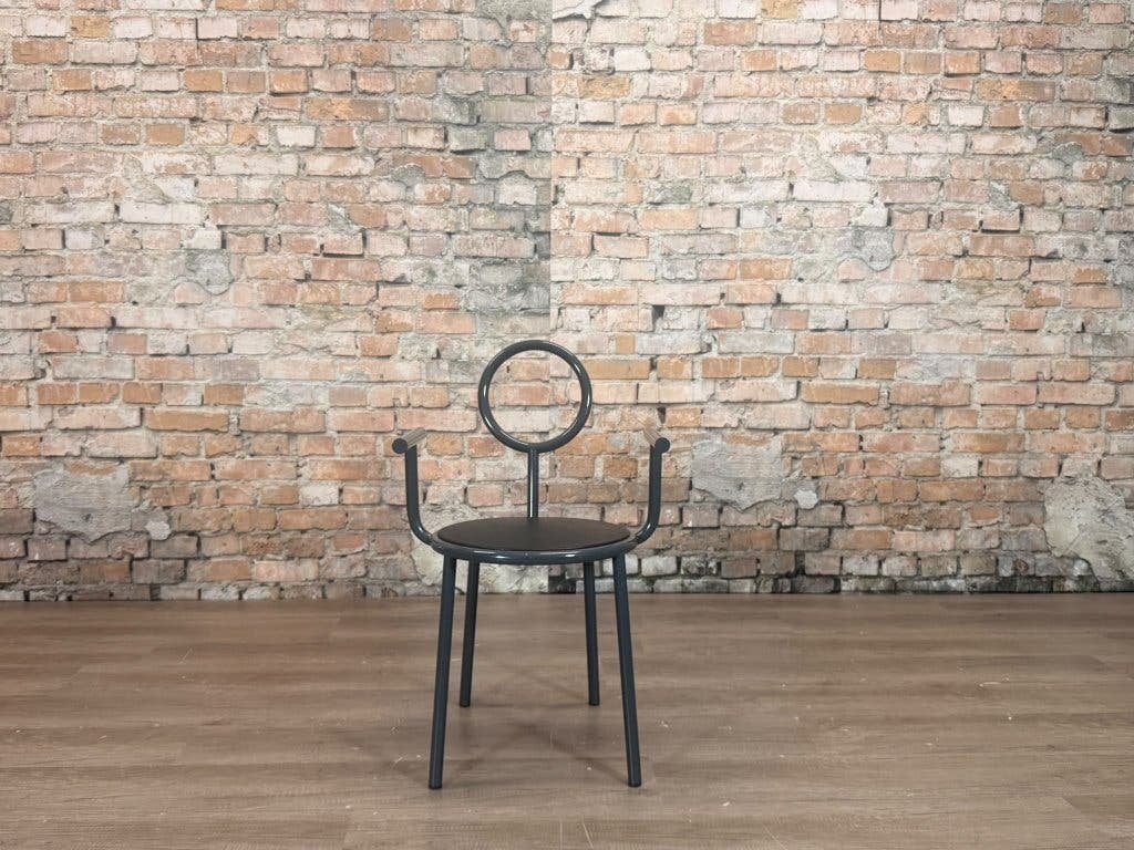 Elam Uno Stelline Chair – Antraciet | Alessandro Mendini, Ophalen, Design, Zo goed als nieuw, Metaal