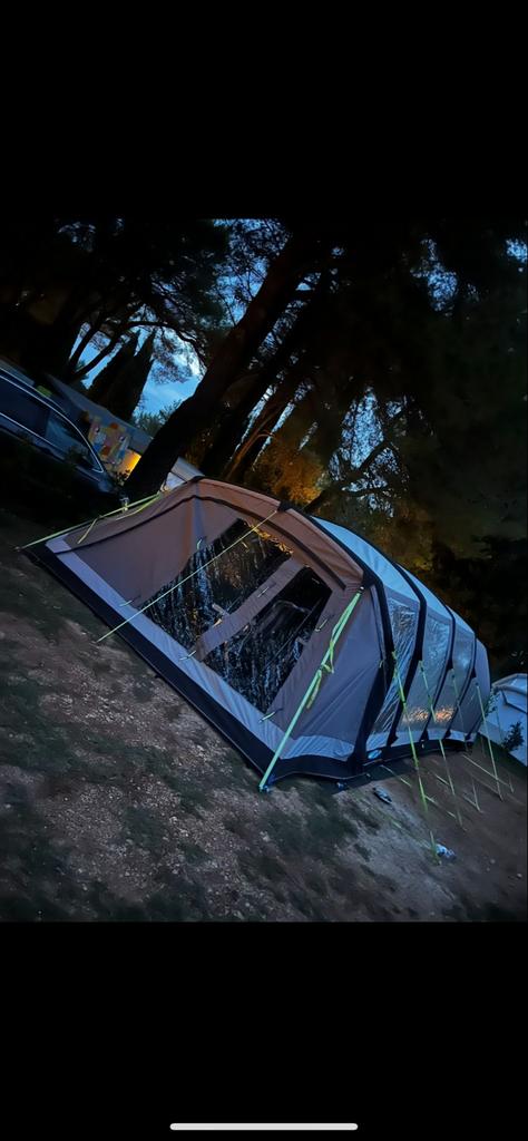 Kampa Hayling 6 Air Pro Polykatoen - Opblaasbare 6-persoons, Ophalen, Gebruikt, Tot en met 6