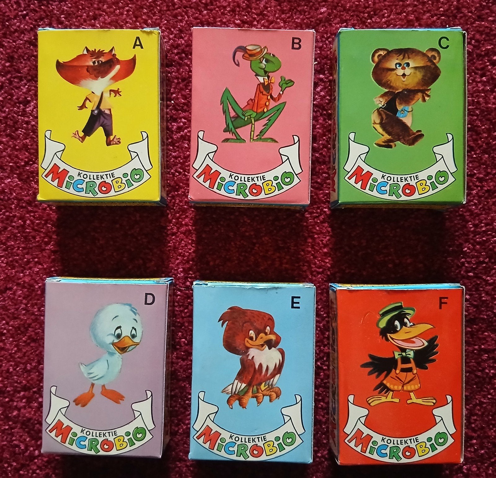 Microbio Boekjes collectie -  6 Doosjes met 72 titels (1969), Verzamelen, Ophalen of Verzenden, Gebruikt