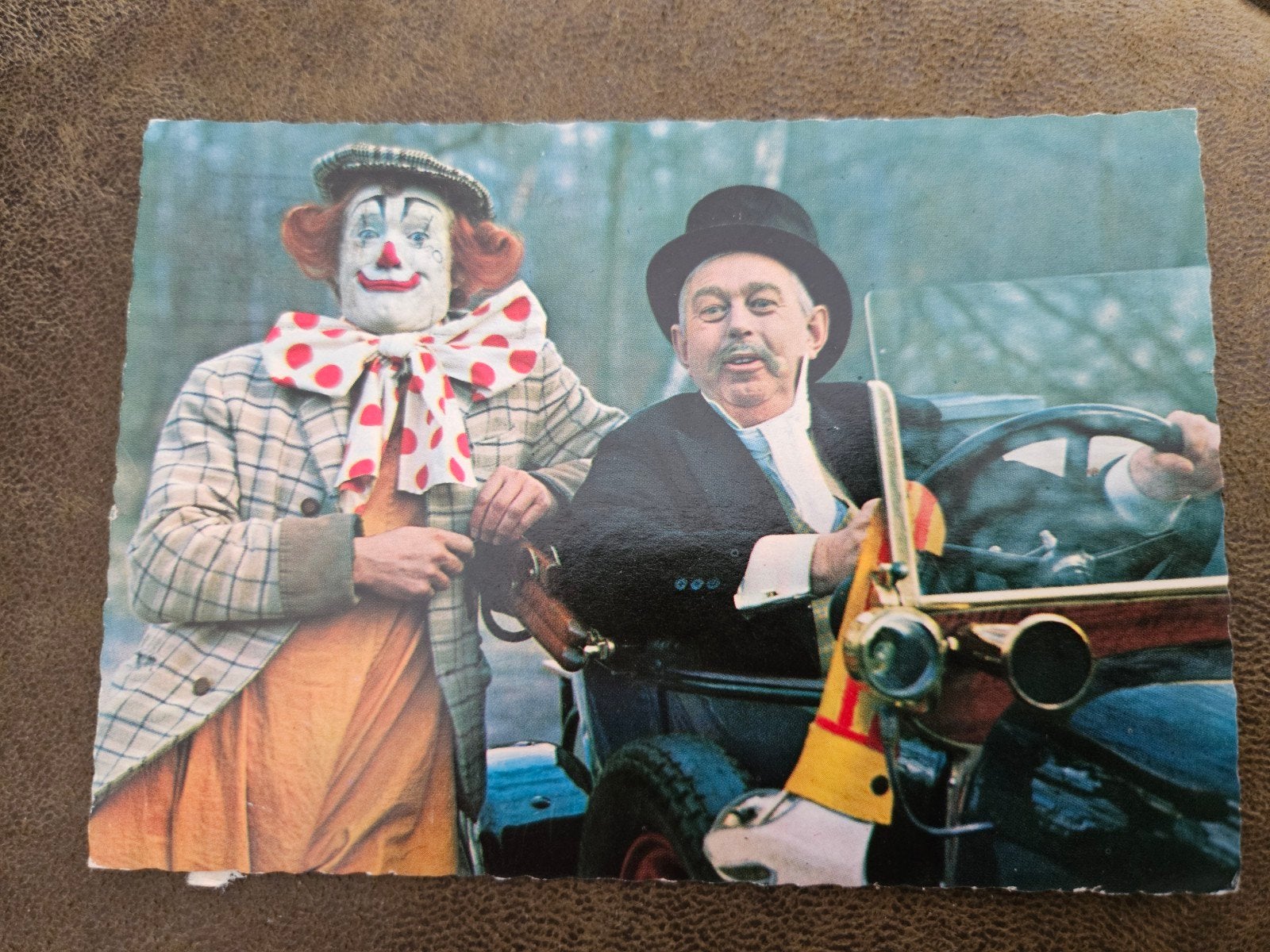 pipo de clown in oldtimer  Auto, Ophalen of Verzenden, 1960 tot 1980, Gelopen