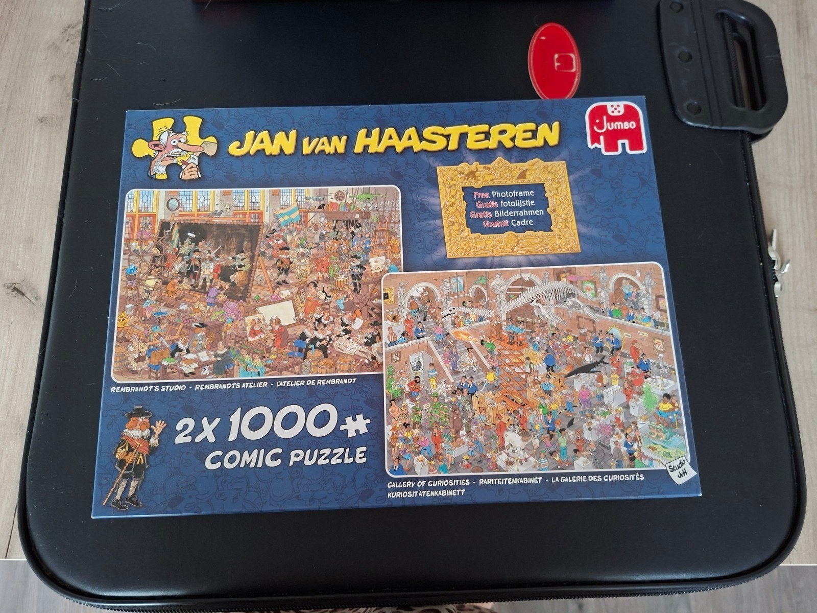 Jan van Haasteren 2x 1000 st.  Rembrandt & Rariteitenkabi, Ophalen, 500 t/m 1500 stukjes, Zo goed als nieuw