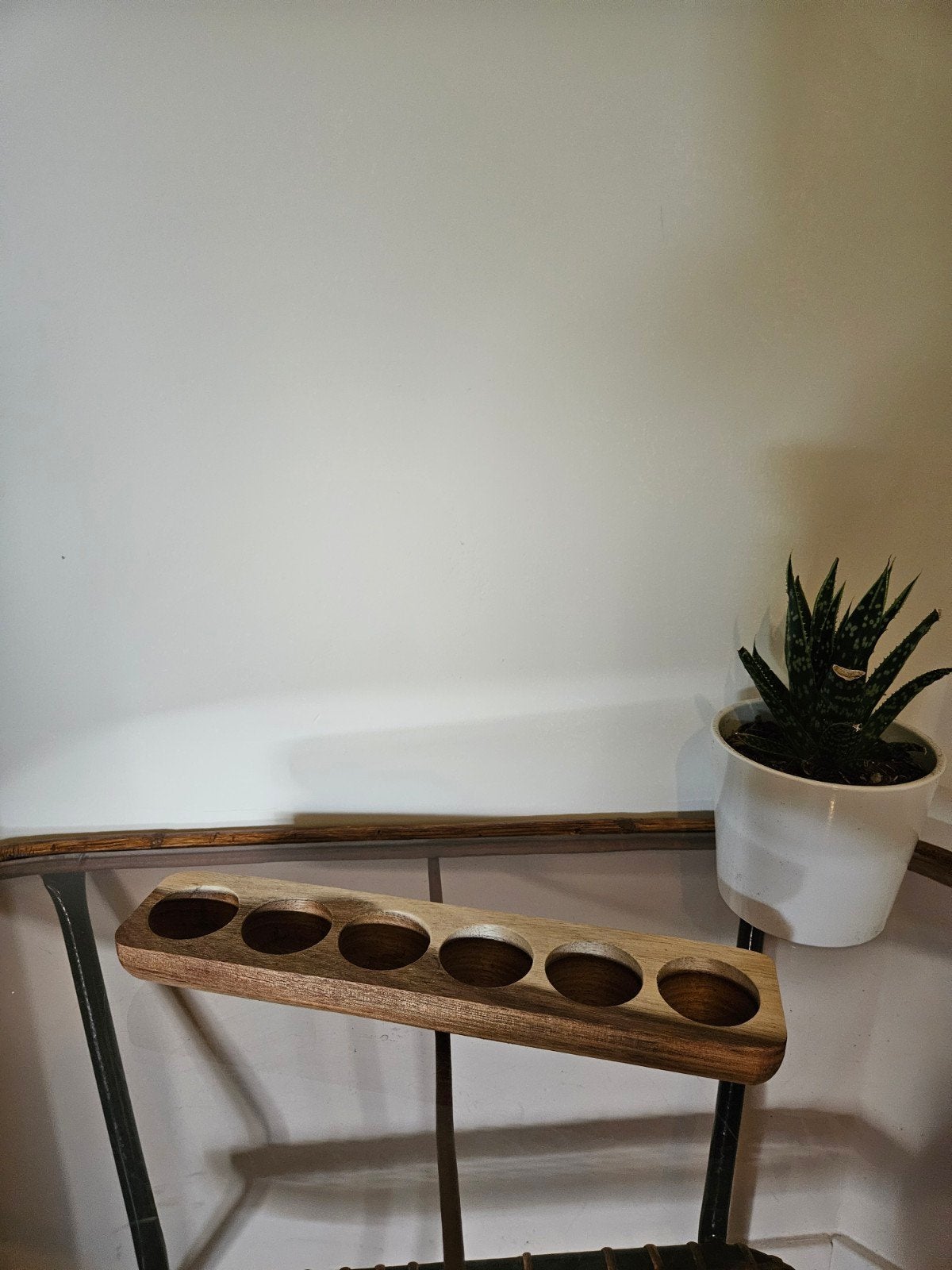 Houten eierhouder voor 6 eieren, Overige typen, Hout, Ophalen of Verzenden, Zo goed als nieuw