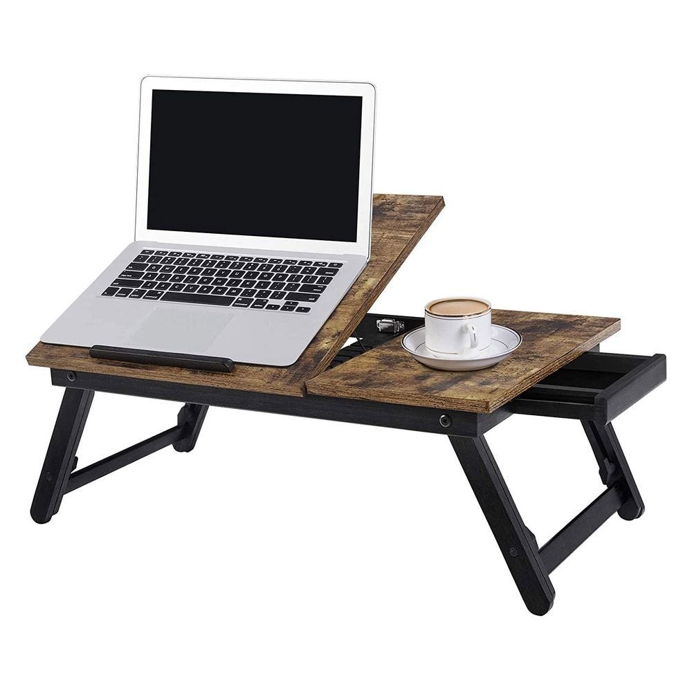 Laptoptafel - Inklap/Verstelbaar - NIEUW (Lichte hoekschade), Computers en Software, Laptoptafels, Nieuw, In diepte verstelbaar