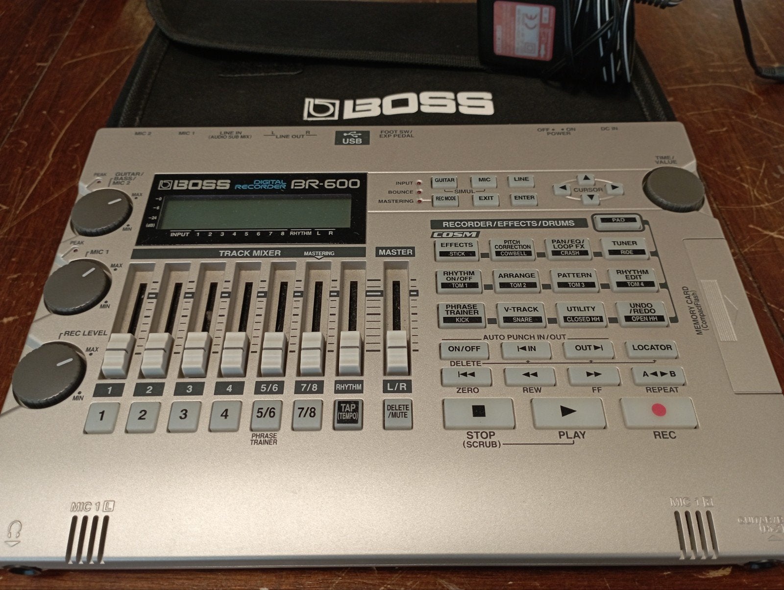 Boss BR-600 Digitale Recorder incl. Luxe Foudraal, Ophalen of Verzenden, Zo goed als nieuw