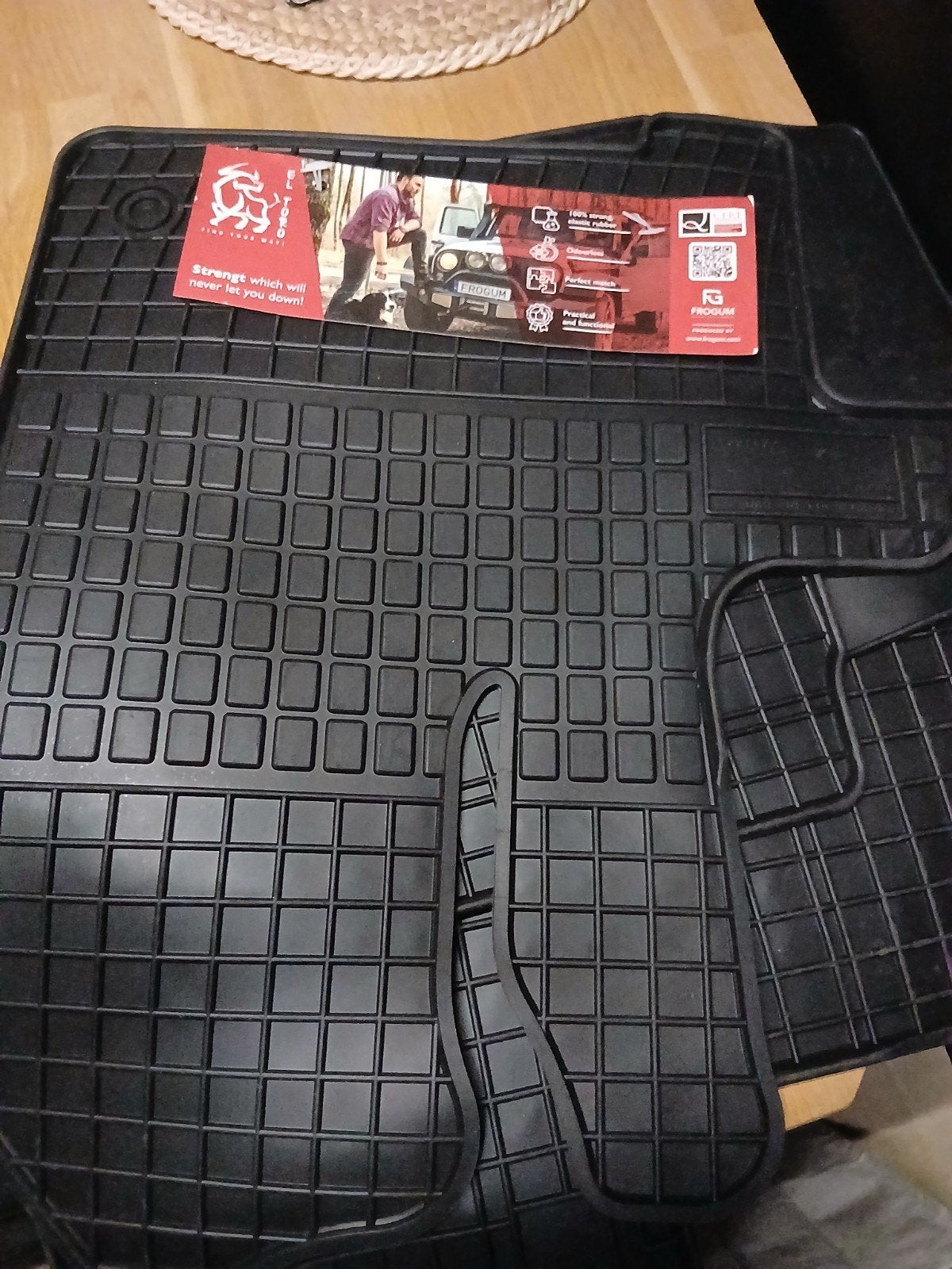 Automatten rubber voor de Ford Transit '17-'23., Ophalen of Verzenden